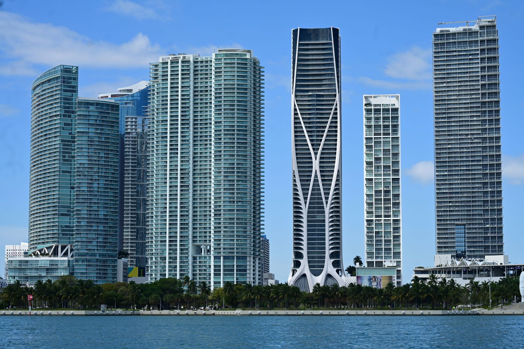 High-rise towers on the Miami waterfront